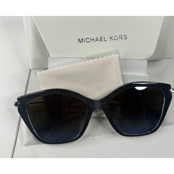Michael Kors Catskills Grey Denim Brown Blue Gradient Womens Sunglasses MK 2246U - Picture 1 of 10